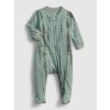 GAP Baby overal 100% organic cotton Zelená 0-3M Zelená Zelená