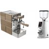 Stone Espresso Mine Premium Wood + Eureka Atom W 75, chrome