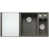 Drez Blanco AXIA III 6 S-F SILGRANIT ŠEDÁ VULKÁN DŘEZ VPRAVO S EX, SKL. DESKA, NEREZ MISKA - 527232