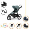 Set 7v1 Thule Urban Glide 3 Mid blue 2024 + madlo + vanička Black + JOMK príslušenstvo