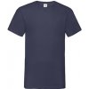 Fruit of the Loom Pánske tričko 61-066-0 Deep Navy 3XL