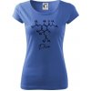 Barová chémia - pivo - Dámske tričko Pure - XL ( Svetlomodrá )