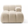 Micadoni Modul Bellis Chaise longue Boucle Rolf, pravý roh – svetlý béžový