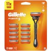 GILLETTE Fusion Strojček + 11 Náhradných hlavíc Special pack