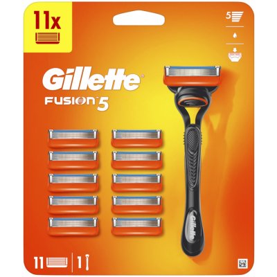 Gillette Fusion Strojček + 11 Náhradných hlavíc Special pack