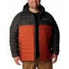 Columbia Powder Lite Hooded Jacket Pánska Bunda Farba: Warp Red, Shark, Veľkosť: 1XL 1693932850
