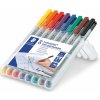 STAEDTLER Lumocolor 315 NonPermanent univerzálne popisovače 1,0mm - 8 farieb