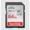 SanDisk Ultra/SDXC/64GB/140MBps/UHS-I U1 / Class 10/Černá SDSDUNB-064G-GN6IN