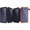 4X POWER SOLÁRNA BANKA 30000 mAh s vstavanou solárnou nabíjačkou 6 W BATERKA USB