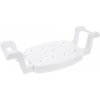 Nastaviteľné sedadlo do vane biele 58–77 × 27,5 cm