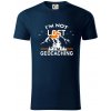 Im not lost - geocaching - Tričko z organickej bavlny - S ( Tmavomodrá (veľmi tmavá - skoro čierna) )
