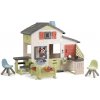 Domček Priateľov so záhradným kútikom Friends House Life Smoby rozšíriteľný s UV filtrom