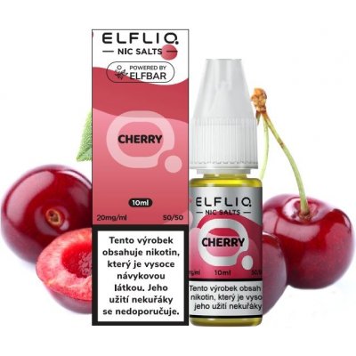 (Elf Bar Elfliq Salt) 10ml Cherry 20mg