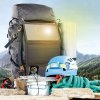 Deminas | Prenosný skladací solárny panel USB pre outdoor a camping