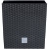 kvetináč 22cm RATOlow DRTS225L-S433 antracit plastový PROSPERPLAST