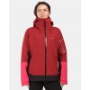 Dámska hardshellová nepremokavá bunda Kilpi MAMBA-W tmavo červená 46