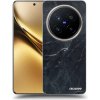 Picasee silikónový čierny obal pre Vivo X200 Pro - Black marble