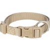 Nylonový obojok PREMIUM, S: 25-40 cm / 15 mm, piesková