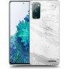 Picasee silikónový prehľadný obal pre Samsung Galaxy S20 FE - White marble