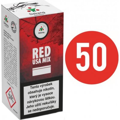 Liquid Dekang Fifty Red USA Mix 10ml Síla nikotinu: 11mg