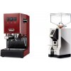 Gaggia New Classic E24 BC, red + Eureka Mignon Perfetto, CR chrome