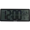 Digitálne hodiny Karlsson Table Clock Retro LCD KA6020BK, 36cm