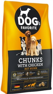 Happy Dog Favorit Chunks with chicken 15 kg