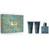 Versace Eros EDP 50 ml + balzam po holení 50 ml + sprchový a kúpeľový gél 50 ml
