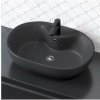 BATH DELUXE | Umyvadlo na dosku TROMSO 59,5x41 cm keramika/čierna | 06-060-08-02-00