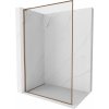 Mexen, Mexen Kioto-F L sprchová stena s rámom 70 x 202 cm, priehľadná 8 mm, ružové zlato - 800-070-174-60-00
