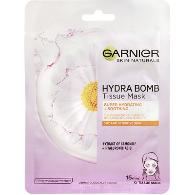 Garnier Skin Naturals Moisture + comfort superhydratačná upokojujúca textilná  maska 32 g od 2,12 € - Heureka.sk