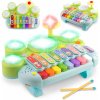Vzdelávacia hračka cimbal, xylofón a bicie RK-751 Ricokids
