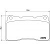 Sada brzdových platničiek kotúčovej brzdy BREMBO P 54 040