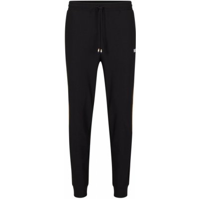 Boss x Matteo Berrettini Tracksuit Bottoms In Active-Stretch Fabric With Side Strip black