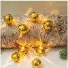 Solight 1V272 LED vianočná reťaz 10x LED rolnička teplá biela 1,8 m