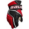 Hokejové rukavice Bauer Vapor 3X PRO Black/Red Senior 14 palcov