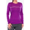 Funkčné tričko dámske Icebreaker Merino 200 Oasis LS Crewe Mountain Pulse - passion