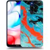 Picasee silikónový prehľadný obal pre Xiaomi Redmi 8 - Blue Magma