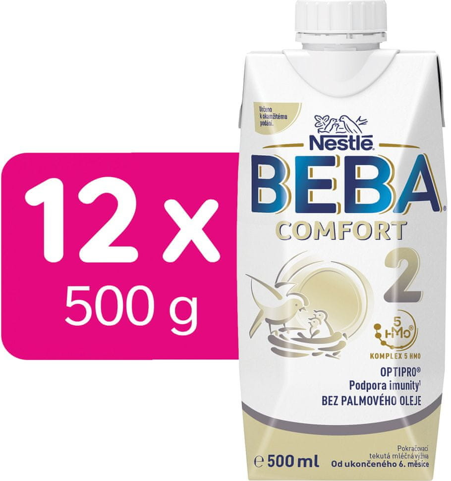 BEBA 2 COMFORT HM-O LIQUID 12 x 500 ml