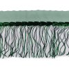 Prámik monofilový s flitrovými strapcami šírka 20 cm - 1 m 9 zelená malachitová