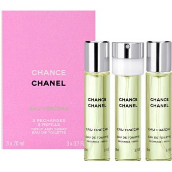Chanel Chance Eau Fraiche toaletná voda dámska 3 x 20 ml od 98,5 € - Heureka .sk