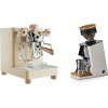 Lelit Bianca PL162T V3, gold + Eureka Mignon Single Dose, White & Oak