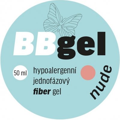 BIO NAILS BB gel FIBER NUDE jednofázový hypoalergenní Objemy: 50ml