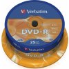 VERBATIM DVD-R(25-Pack)Spindle/General Retail/16x/4.7GB