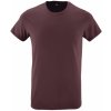 SOĽS Regent Fit Pánske tričko SL00553 Oxblood M
