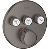 Grohe Grohtherm SmartControl - Termostatická sprchová podomietková batéria, 3 ventily, kefovaný Hard - 29121AL0