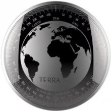 Pressburg Mint strieborná minca Terra Proof-like 1 Oz