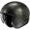 OTVORENÁ MOTOCYKLOVÁ PRILBA HJC V31 FLAME BLACK M