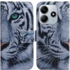 Peňaženkové kožené puzdro Coloured na Xiaomi Redmi Note 14 5G - Tiger