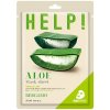 Bergamo HELP! ALOE Hydratačná plátenná maska Plátenná maska bohatá na esenciu na báze aloe vera, ktorá upokojením a upokojením podráždenej pokožky uvoľní a vyhladí pokožku. Esencia má jemnú a osviežuj